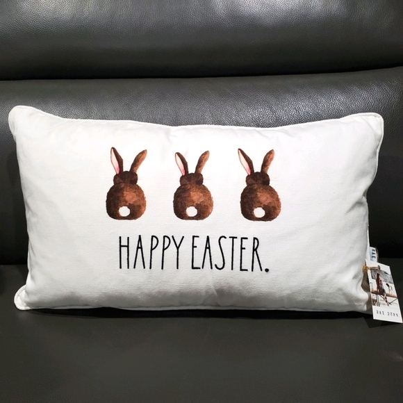 rae dunn bunny pillow